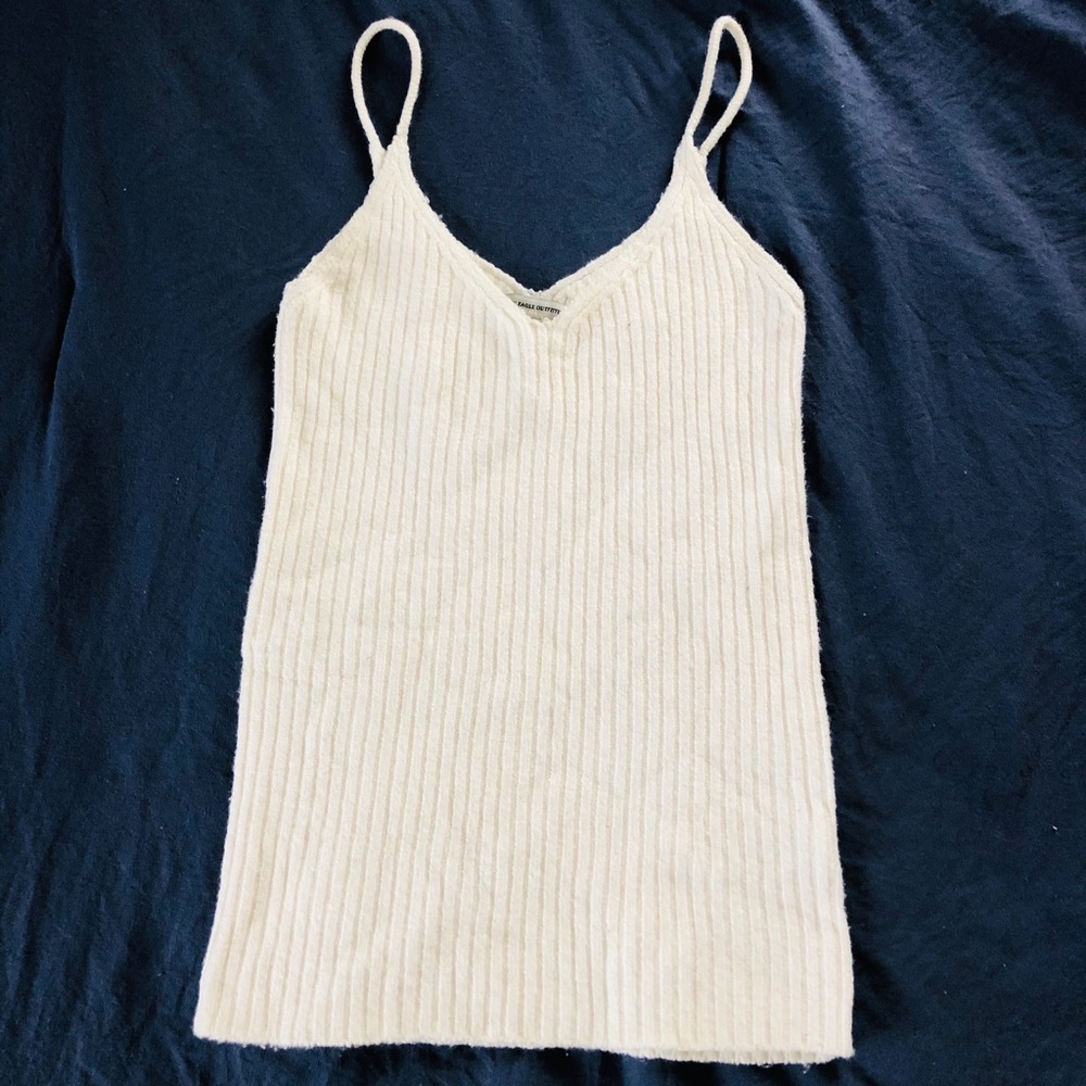 American Eagle Cream Tank Top